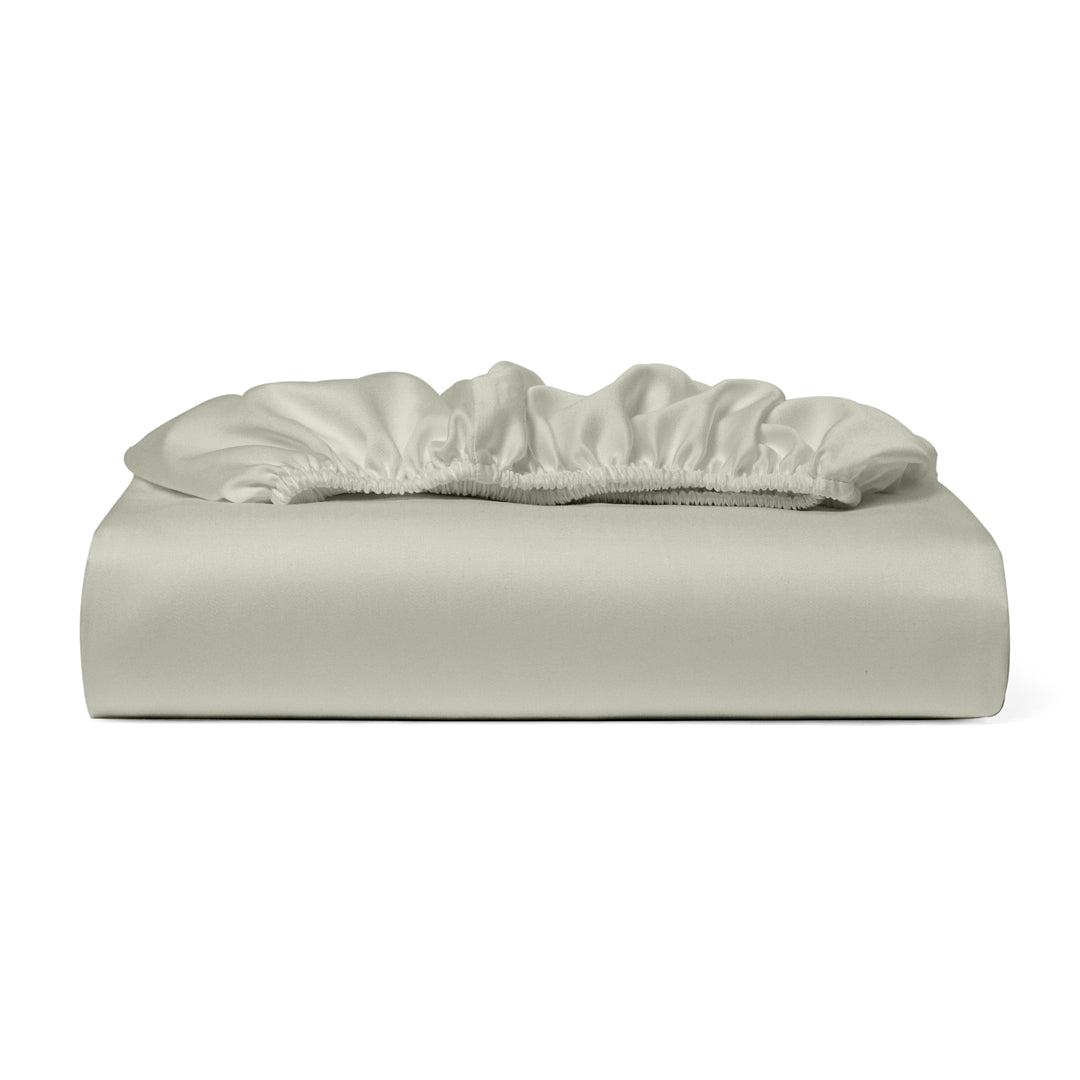 Boomba Bio-Bambus-Spannbetttuch – Seidig Weich, Atmungsaktiv, Für Matratzen Bis 35 Cm (Himmelblau, 90x210 Cm)